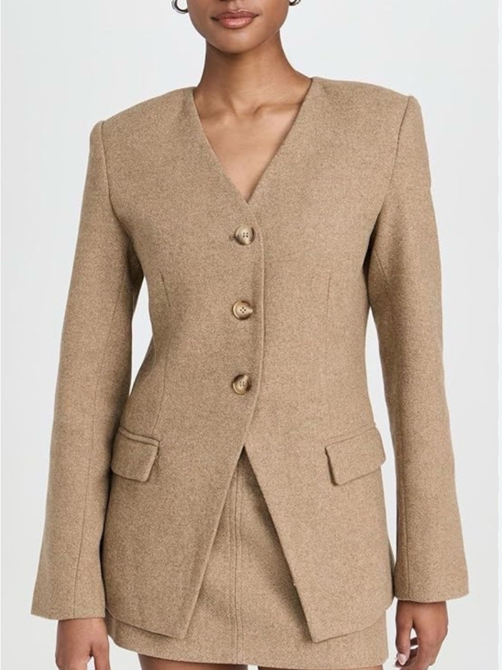 ASTR the label Women's Bellmere Jacket - size S - color camel
